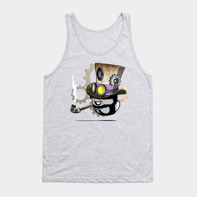 STEAMPUNK Minion Tank Top by rodgon